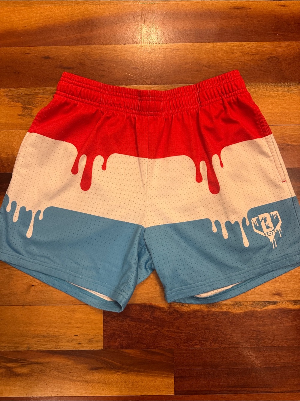 Men's Baseball Lifestyle Freeze Pop Shorts  - Red, White & Blue